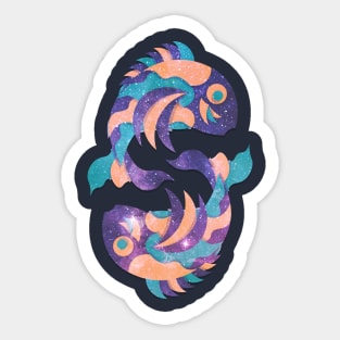 Pisces Zodiac Horoscope Astrological sign 2 Sticker